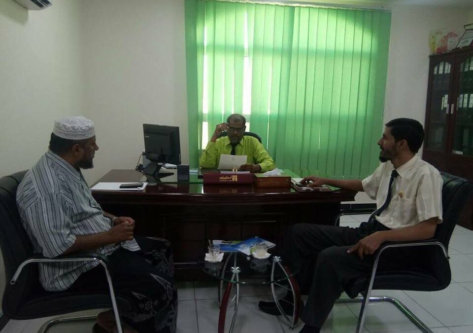 المؤسسة تنفذ سلسلة زيارات لمنظمات محلية ممولة بساحل حضرموت