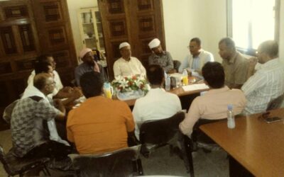 المؤسسة تشارك في الاجتماع الدوري لكلستر المياه والاصحاح البيئي