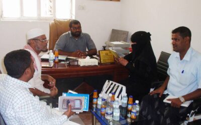رئيسة فريق برودجي بوادي حضرموت تزور مؤسسة البر للتنمية الاجتماعية