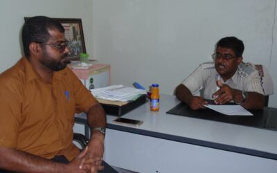 مدير مؤسسة البر للتنمية الاحتماعية يزور مدير مكتب الشئون الاجتماعية بالقطن