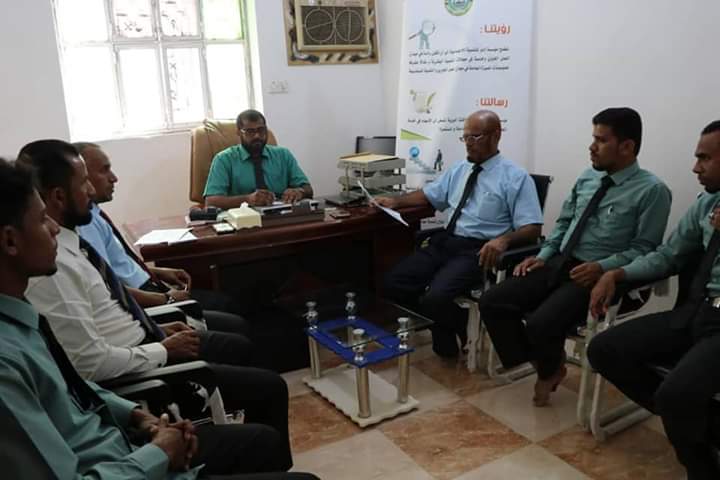 مؤسسة البر للتنمية الاجتماعية بالقطن تستقبل وفد مكتب شبكة النماء اليمنية للمنظمات الاهلية بوادي حضرموت