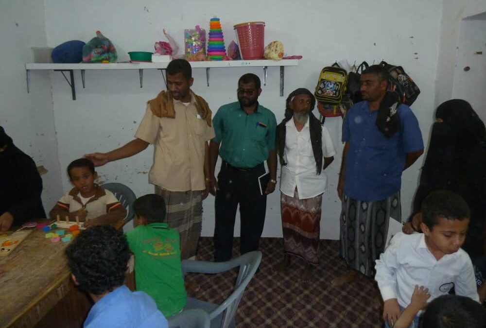 المدير التنفيذي لمؤسسة البر للتنمية الاجتماعية يزور مركز الحياة لاطفال التوحد بالقطن