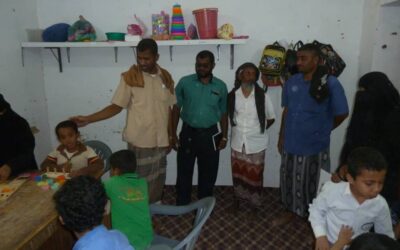 المدير التنفيذي لمؤسسة البر للتنمية الاجتماعية يزور مركز الحياة لاطفال التوحد بالقطن