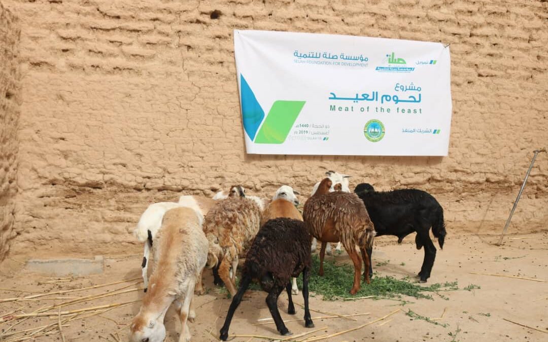 استفادة ( 400 ) أسرة مؤسسة البر بالقطن اختتام برامج عشر ذي الحجة والأضاحي لعام 1440هـ