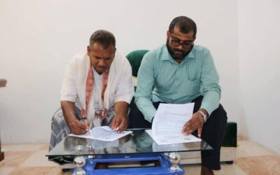 مذكرة تفاهم بين مؤسسة البر للتنمية الاجتماعية وملتقى منسقية الفرق التطوعية بالقطن