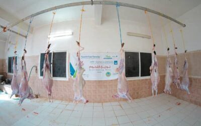 بتمويل مؤسسة صلة للتنمية … مؤسسة البر للتنمية الاجتماعية بالقطن تدشن مشروع توزيع اللحوم